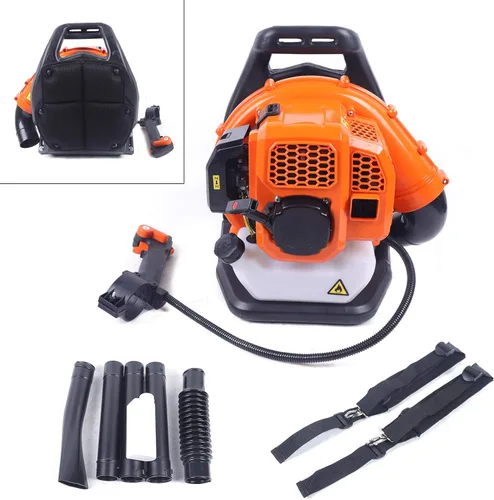 Vista 3 de EB808 - Soplador de hojas de gas - Soplador de hojas de gas de 54 CC de dos tiempos - Soplador de hojas de 1.25 Kw a gas - para cuidado del césped