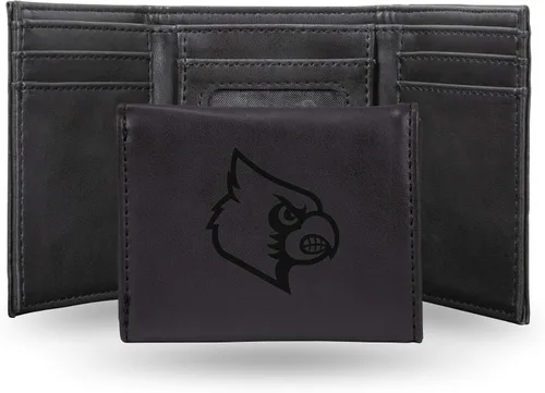 Vista 152 de NCAA Rico Industries - Billetera triple grabada con láser, con grabado láser, accesorio para hombre