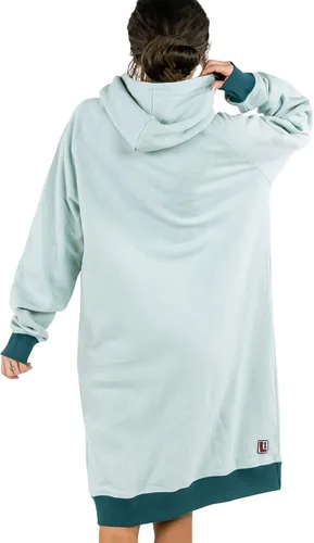 Vista 92 de Lazy One Sudadera con capucha de gran tamaño, ropa de dormir cómoda, vestido de suéter para mujer