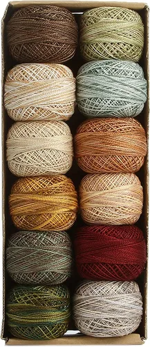 Vista 20 de Valdani Perla Algodón Sz 8 Halloween 73 yardas/Bola