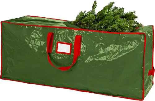 Vista 10 de Bolsa de almacenamiento para árbol de Navidad - Almacena un árbol de Navidad artificial de 7.5 pies, material impermeable duradero, bolsa