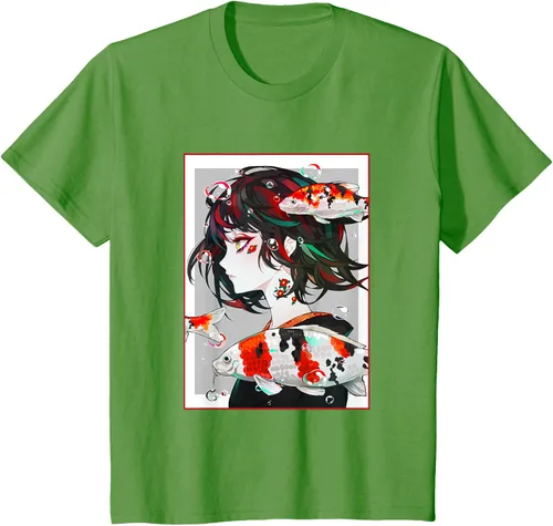 Vista 57 de Camiseta de anime anime japonés estético Otaku Negro