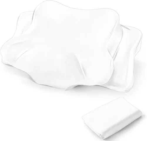 Vista 13 de Funda de almohada de satén grueso, funda de almohada elástica de 16 x 24 pulgadas para almohada cervical o almohadas de espuma viscoelástica