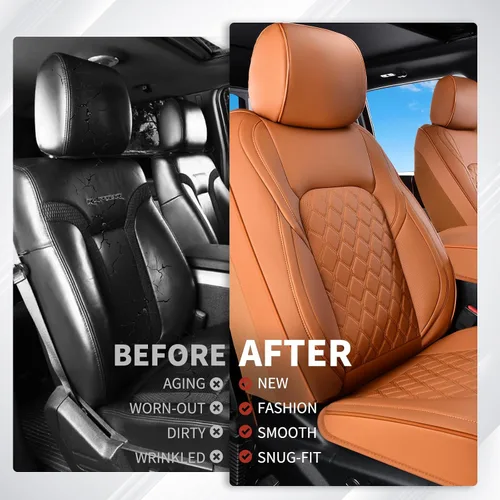 Vista 7 de Huidasource Fundas de Asiento para Camioneta F150 Compatibles con Ford F150 2015-2025 y F250 F350 F450 2017-2025 Crew Cab XL XLT Lariat King Ranch