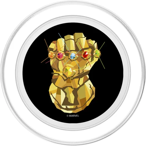 Vista 2 de Marvel Infinity War Low Poly Gauntlet PopSockets MagSafe PopGrip para iPhone