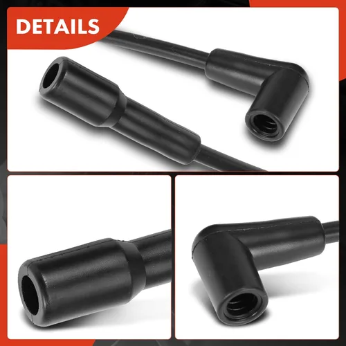 Vista 7 de A-Premium Juego de 6 cables de bujía de encendido compatibles con Jeep Cherokee CJ7 Comanche Scrambler Wagoneer Wrangler Eagle Premier AMC Eagle