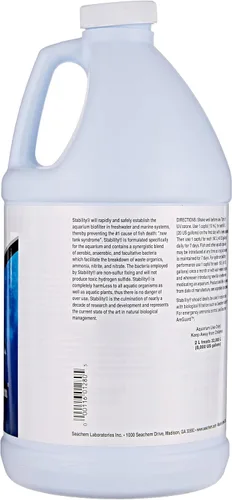 Vista 3 de Seachem Stability Estabilizador para Tanque de Peces - Para Acuarios de Agua Dulce y Marina 2L / 67.6 oz
