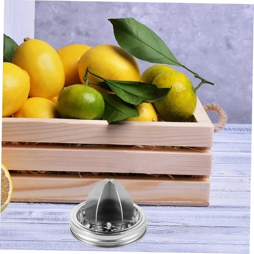 Vista 7 de Cabilock Manual Stainless Steel Citrus Juicer with Ergonomic Handle Efficient Hand Press Juicer for Lemons and Oranges Easy to Clean Dishwasher Safe