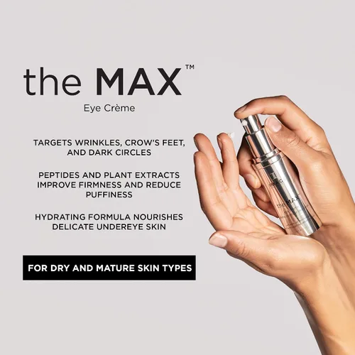 Vista 2 de Crema para contorno de ojos. The Max Stem Cell Eye Creme, de Image Skincare. 0.5 onzas para reducir la apariencia de líneas finas e hinchazón