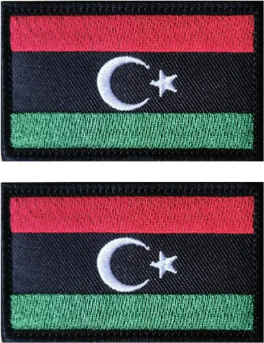 Vista 60 de 2 unidades AliPlus Parches de bandera de Afganistán bordados, parches tácticos militares de moral con gancho y bucle