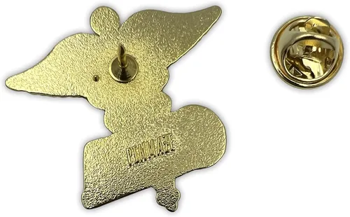 Vista 3 de Pin de solapa con emblema de enfermera certificada para asistente de enfermería registrada, broche de letras en caduceo, clip de ceremonia médica