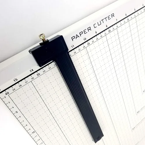 Vista 8 de Cortador de papel estilo guillotina 21" longitud de corte x 16" pulgadas de metal Base Trimmer