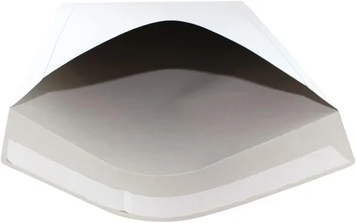 Vista 3 de 50 sobres rígidos EcoSwift de cartón blanco autoadhesivos de 6.5 x 4.5 pulgadas
