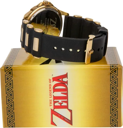 Vista 5 de Accutime Reloj Zelda Triforce con banda de goma
