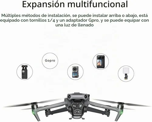 Vista 4 de Sistema Airdrop compatible con DJI Mavic 3 Pro/Mavic 3/ Mavic 3/Mavic 3 Classic Drone Payload Airdrop Release Dispositivo Clip Entrega Transporte