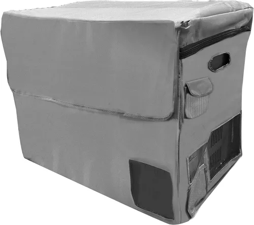 Vista 4 de Whynter - Bolsa de transporte portátil para nevera con congelador para modelos FM-4TBG, FM-45G y FM-45CAM, un solo tamaño de color gris