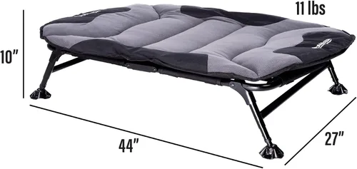 Vista 2 de Momarsh Cuna elevada para perros con almohadilla suave lavable y marco plegable para viajes y uso doméstico Cuna todo en uno con pies