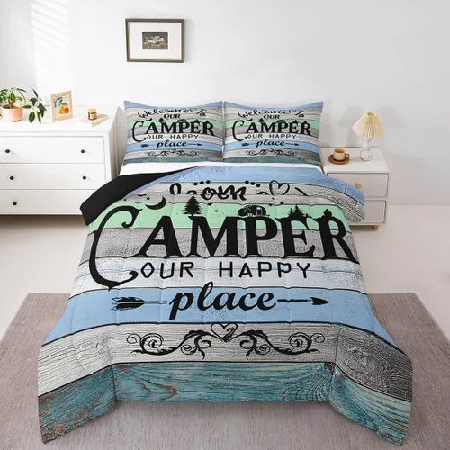 Vista 40 de Erosebridal American Flag Twin Comforter Set Army Green Camo Bedding Set for Kids Boys Girls Bear Claw Hunting Theme Bed Set Camoflage Camping