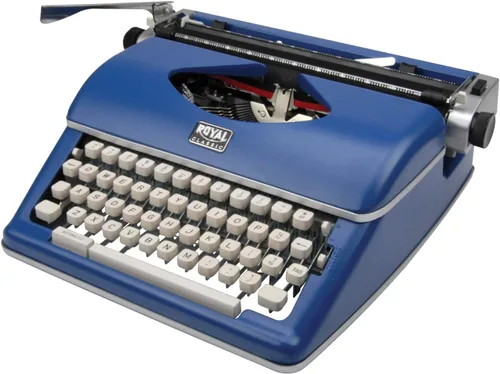 Vista 8 de Royal 79106B Máquina de escribir manual clásica (azul)