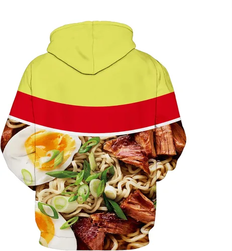 Vista 2 de Azuki Sudadera unisex de moda para hombres y mujeres