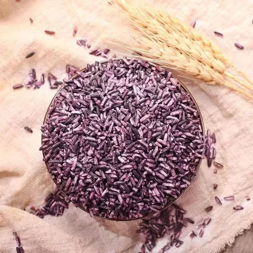 Vista 4 de Arroz Púrpura 17.63oz Nuevo Arroz en la temporada Arroz glutinoso púrpura Cereales gruesos