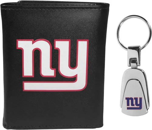 Vista 29 de Siskiyou Sports NFL unisex Tri-fold Wallet & Steel Key Chain