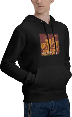 Vista 4 de Soda Stereo Obras Cumbres Hoodie Casual Sweatshirt Pullover Outerwear With Pockets For Men'S