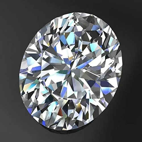 Vista 3 de GEMHUB VS+ Moissanita de corte ovalado blanco EF color moissanita facetada ovalada moissanita piedra suelta para colganteanillo joyería, Moissanita