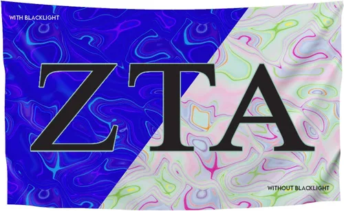 Vista 23 de Greek Club Sorority & Fraternity - Bandera de luz negra, 3 pies x 5 pies, licencia oficial, tapiz, exhibición, poliéster, pancarta de letras, CHI