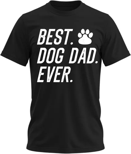 Vista 17 de My Dog Thinks I'm Cool - Camiseta divertida con diseño de perro y papá para Negro