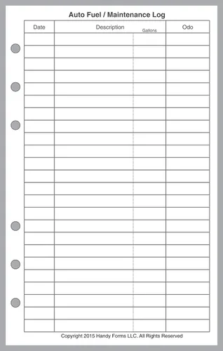 Vista 16 de Reposición de papel con cuadrícula de puntos de tamaño compacto (0,10"), dimensionado y perforado para cuadernos Franklin Covey Compact y otros