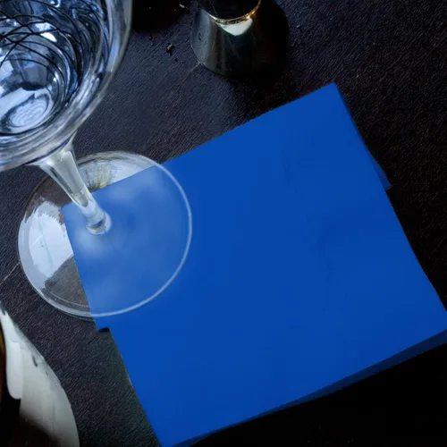 Vista 5 de Servilletas de cóctel de 3 capas, 80 unidades, servilletas de papel desechables, servilletas de cóctel de papel, servilletas de cena