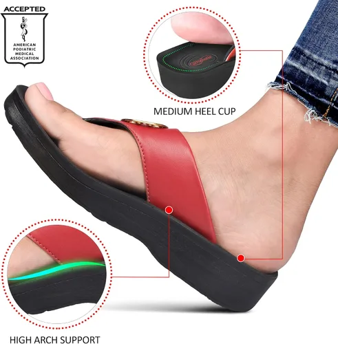 Vista 3 de AEROTHOTIC Sandalias casuales de soporte de arco Hazel para mujer