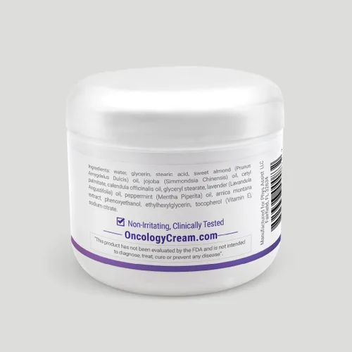 Vista 7 de Crema Oncológica 4 oz más paquete de 3 Bálsamo Labial. Hidratante para la piel estresada sometida a quimioterapia o radiación. Terapia de la piel.