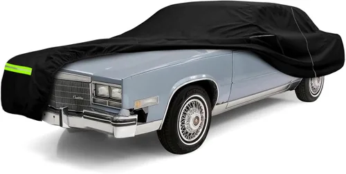 Vista 8 de Cubierta impermeable para coche de reemplazo para Cadillac Eldorado Biarritz/Brougham/Coupe/Convertible/Hardtop de 1971-1978, cubiertas clásicas