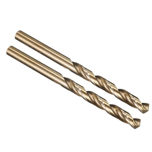Vista 132 de PATIKIL Broca Jobber de 0.039 in, vástago recto M35 cobalto 5% acero de alta velocidad 135° acabado dorado para metal duro de acero inoxidable - 2