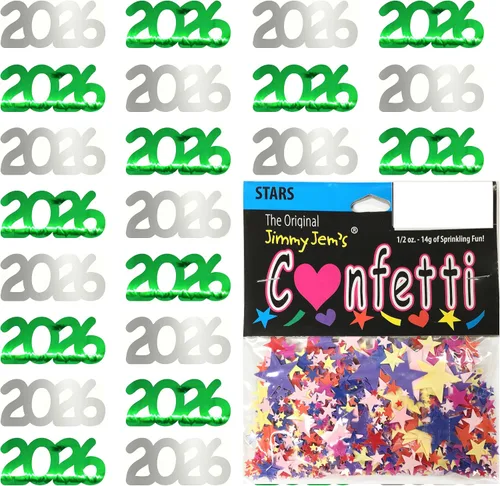Vista 54 de Confetti Year 2023 Blue Royal, Orange Combo - 2 bolsas de media onza (1 oz)