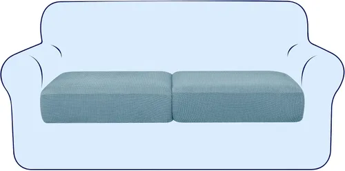 Vista 56 de subrtex Funda de Cojín Elástica Suave para Asiento de Sofá Funda Deslizable de Spandex para Silla y Sofá Adecuada para 1-2-3 Plazas Reemplazo