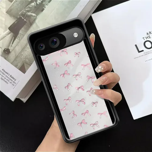 Vista 73 de Compatible con Google Pixel 4A 5G Mobile Case Creative Acrylic Panel trasero Silicona Protección Grip especialmente diseñado para Google Pixel 4A 5G