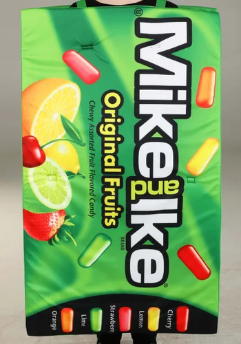 Vista 4 de Disfraz de Dulce Mike and Ike para Niños Multicolor