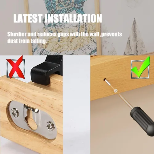 Vista 5 de Perchero de pared Perchero de 17 pulgadas con 5 ganchos dobles extraíbles Ganchos para sombrero, llave, mochila, toalla, gancho de pared de Negro