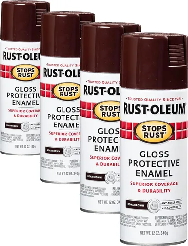 Vista 144 de Rust-Oleum 7776830 - Pintura en aerosol para prevención del óxido, 12 onzas, negro plano