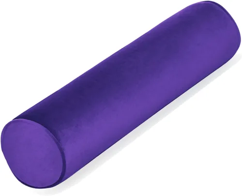 Vista 24 de Tinbolunce Almohada enrollable de espuma viscoelástica para rodilla/pierna/cuello - Cojín cilíndrico de luna llena/almohada cilíndrica redonda