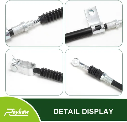 Vista 3 de Roykaw Juego de cables de freno para carrito de golf compatible con Yamaha G8/G14/G16/G19 a gas y modelos eléctricos, lado del conductor