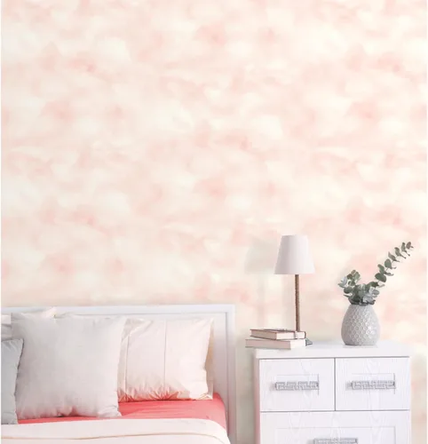 Vista 3 de RoomMates RMK10709WP - Papel pintado rosa en nubes despegar y pegar