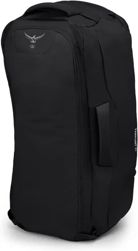 Vista 8 de Mochila de viaje Osprey Farpoint 80L para hombre, negra Negro