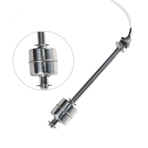Vista 8 de Interruptor de sensor de nivel de agua de acero inoxidable, sensor de nivel de líquido, controlador de flotador de bola de plástico para bomba