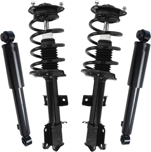 Vista 31 de Detroit Axle - Puntales y Amortiguadores para Chevy Traverse Buick Enclave GMC Acadia Saturn Outlook 2007-2012, 2 puntales delanteros con resorte