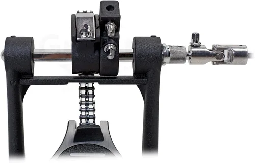 Vista 3 de GRIFFIN Pedal de bombo doble (Serie Quick-Kick) – Juego de tablas de pie de alta resistencia, cadena doble con batidores cuádruples para batería