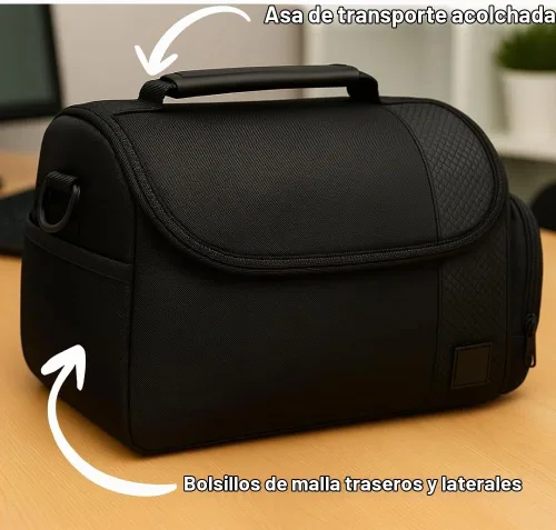 Vista 3 de Grande Digital Cámara/Video Bolsa/Funda de transporte acolchada para Nikon D750, D810, D5500, D750, D700, D3000, D3100, D3200, D3300, D5000 Cámara &